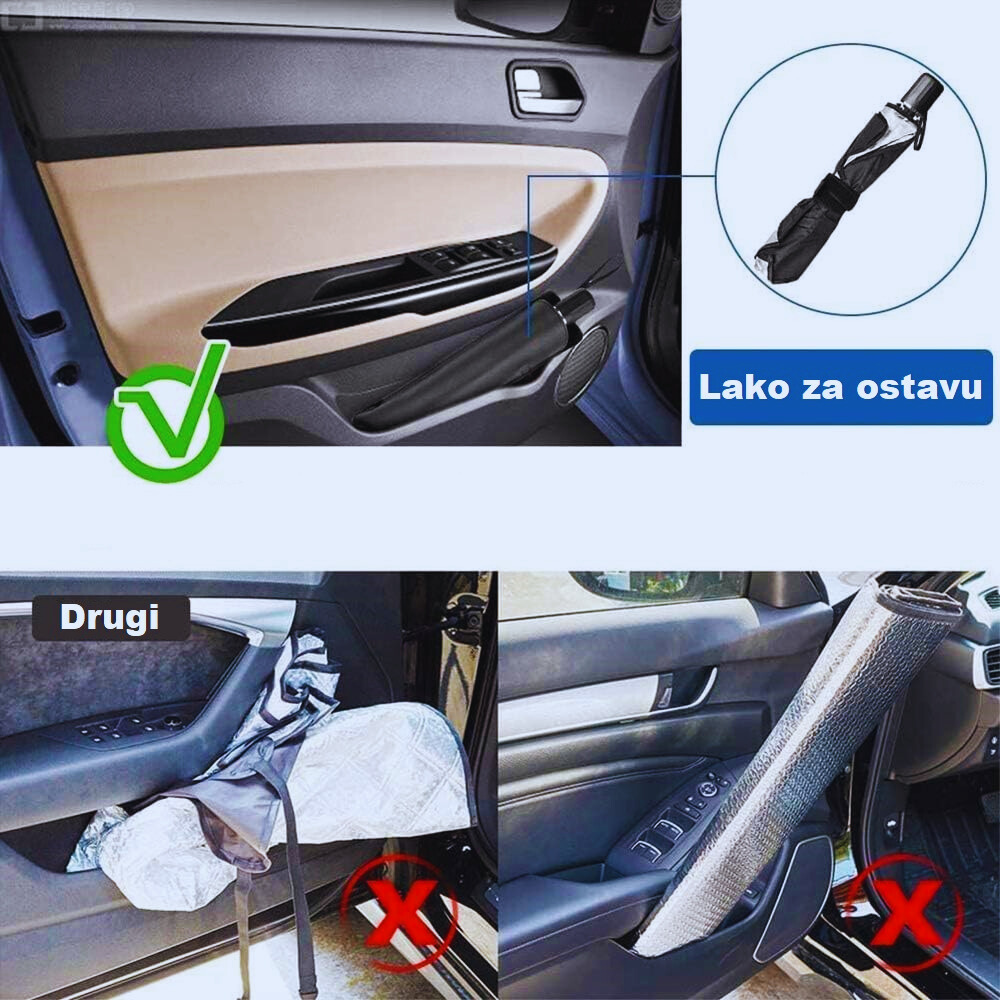 Suncobran za Auto - LAKO PRENOSIV I UNIVERZALAN