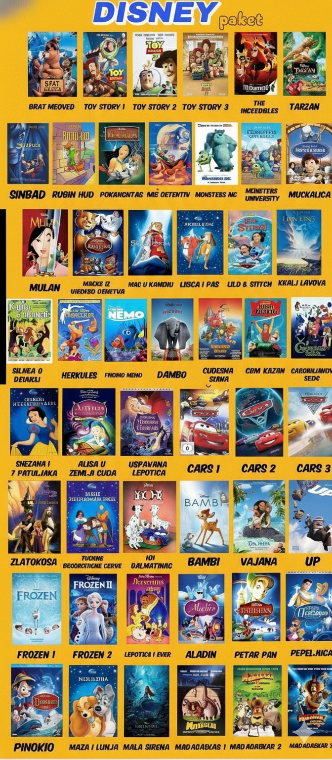 Veliki Izbor USB Najlepših Crtanih filmova (Premium i bez reklama)